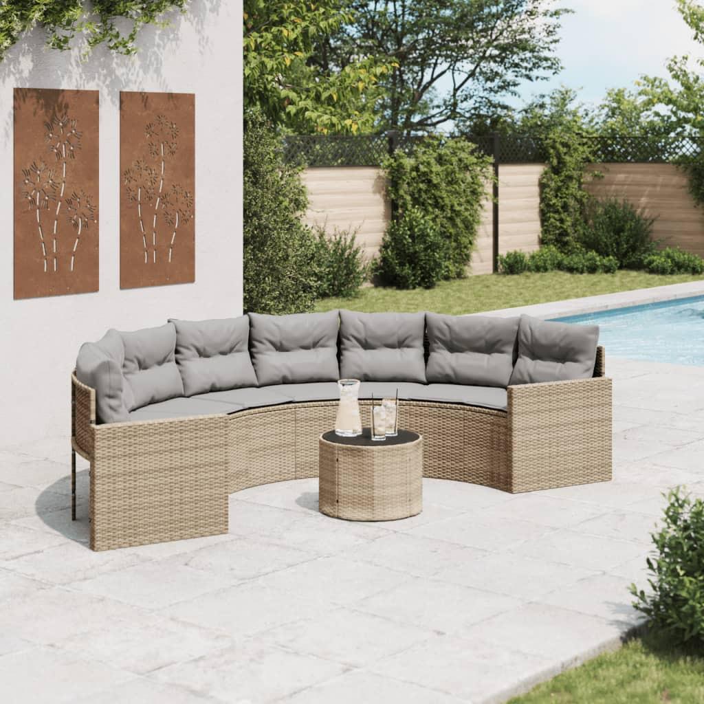 VidaXL Gartensofa poly-rattan  