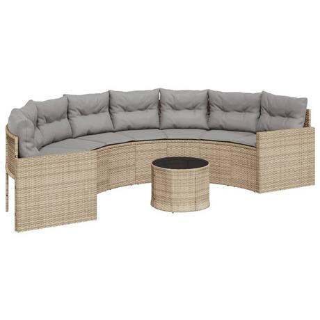 VidaXL Gartensofa poly-rattan  