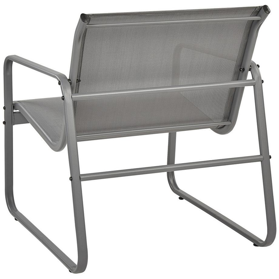 Beliani Lounge Set aus Stahl  BARREA  