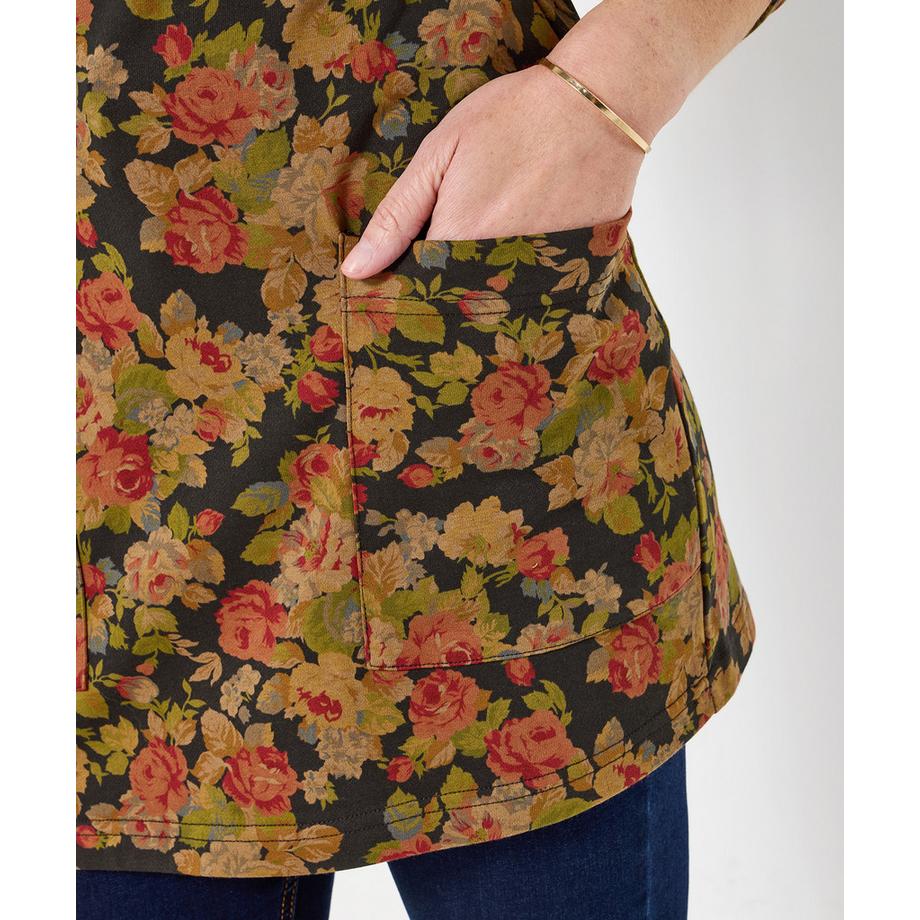 Joe Browns Tunica in Jersey Stampa Floreale Autunnale  