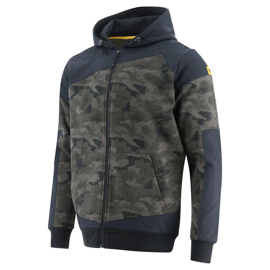Caterpillar Trade Camouflage Full Zip Hoodie  