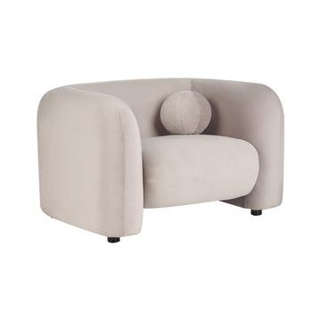 Fauteuil en Velours Glamour LEIREN