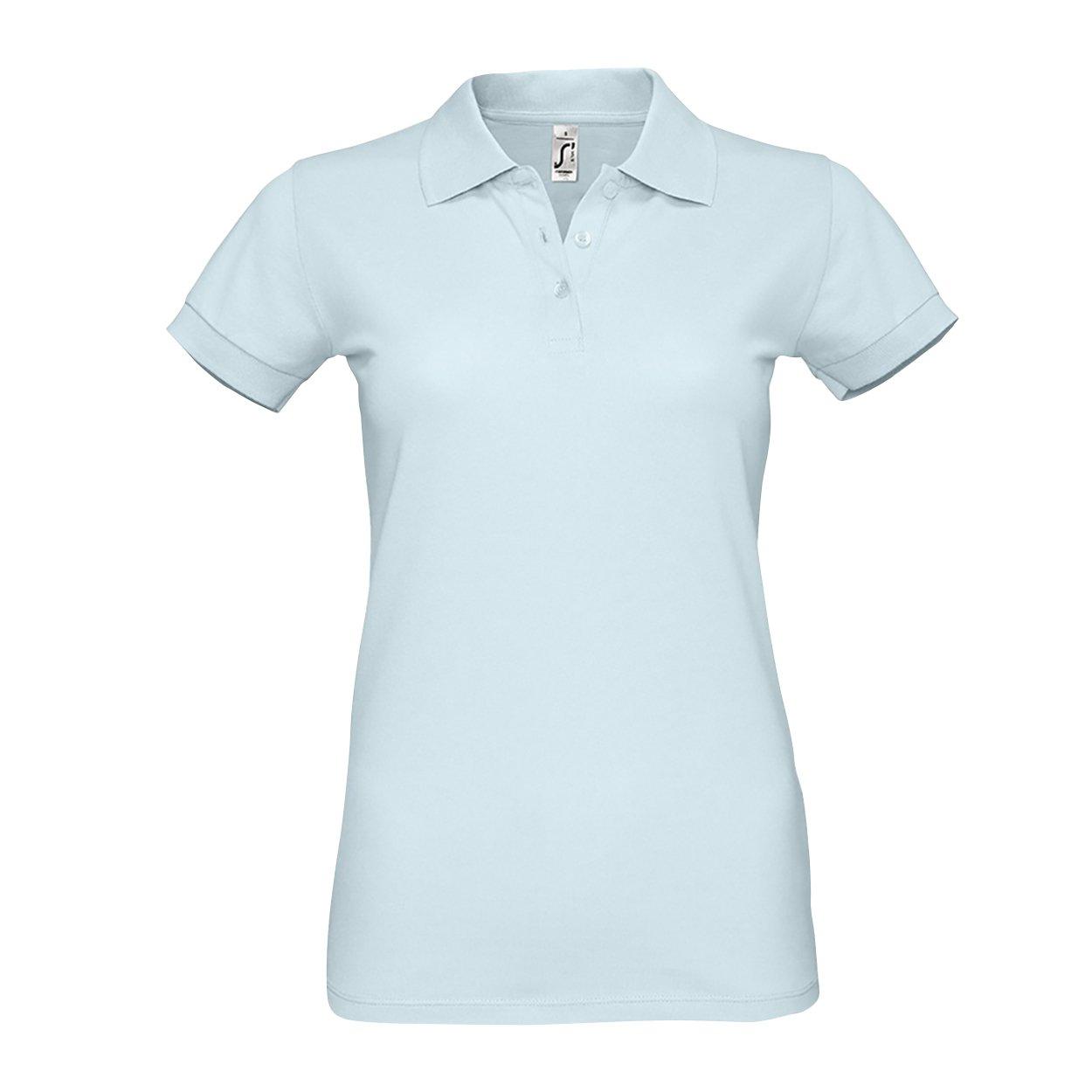 Image of Poloshirt Perfect Kurzarm Damen Kornblumenblau XXL