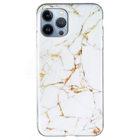 Cover-Discount  iPhone 15 Pro - Custodia in gomma Marble 