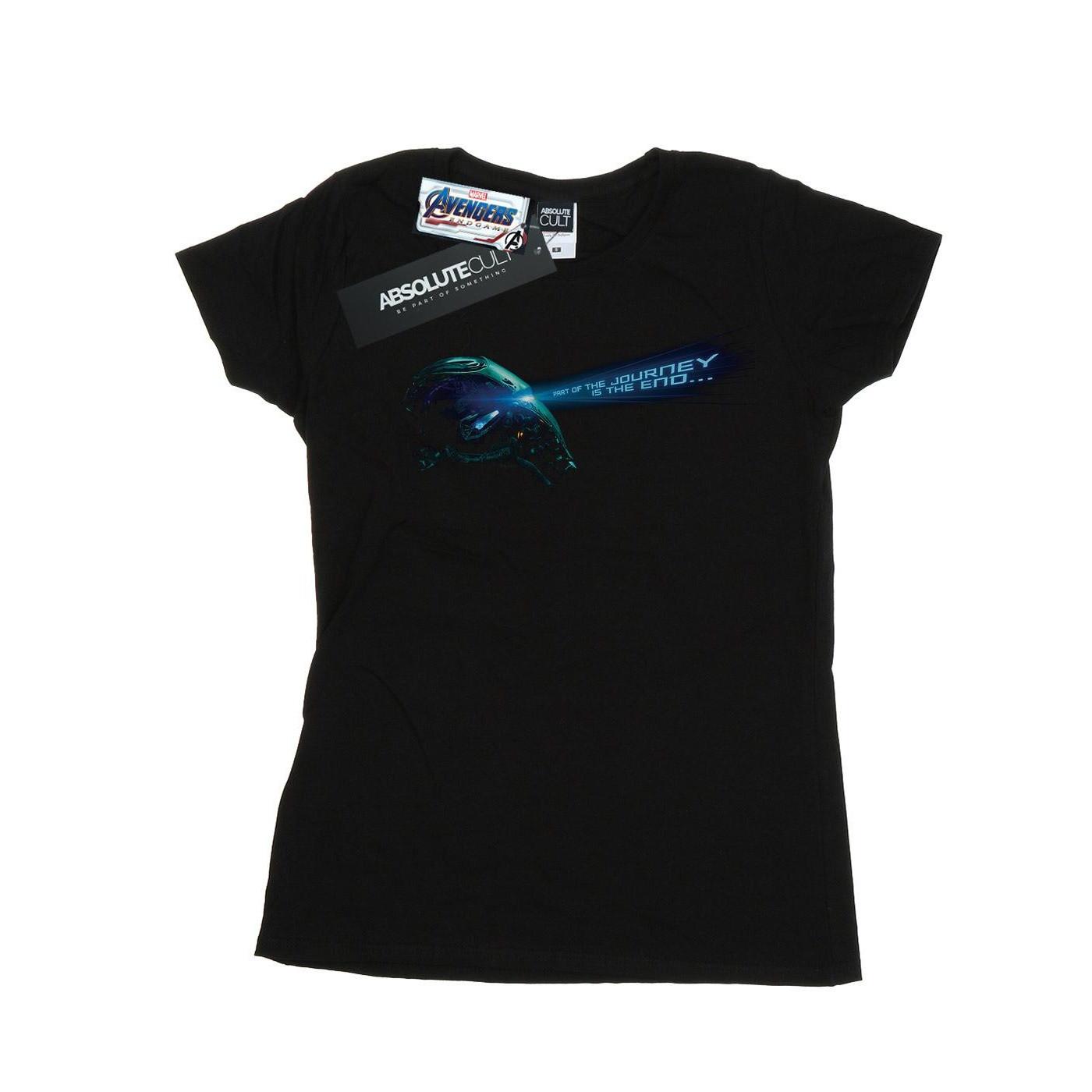Image of Avengers Endgame Part Of The Journey Is The End Tshirt Damen Schwarz XXL