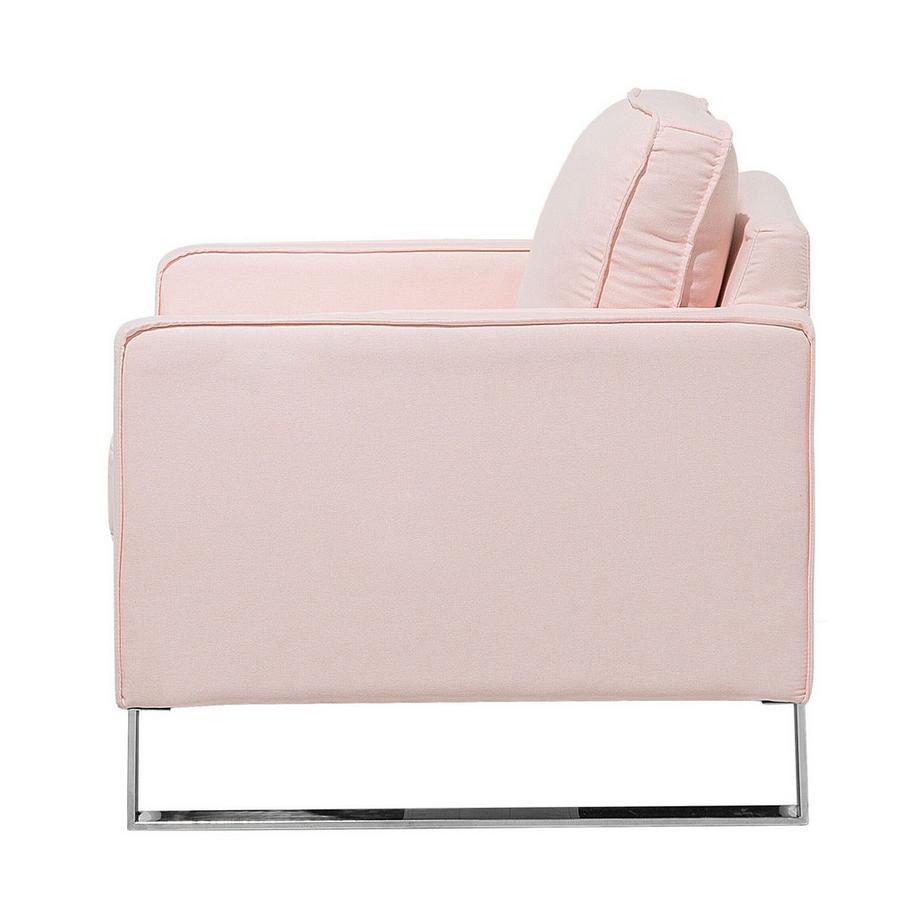 Beliani Fauteuil en Tissu Moderne VIND  