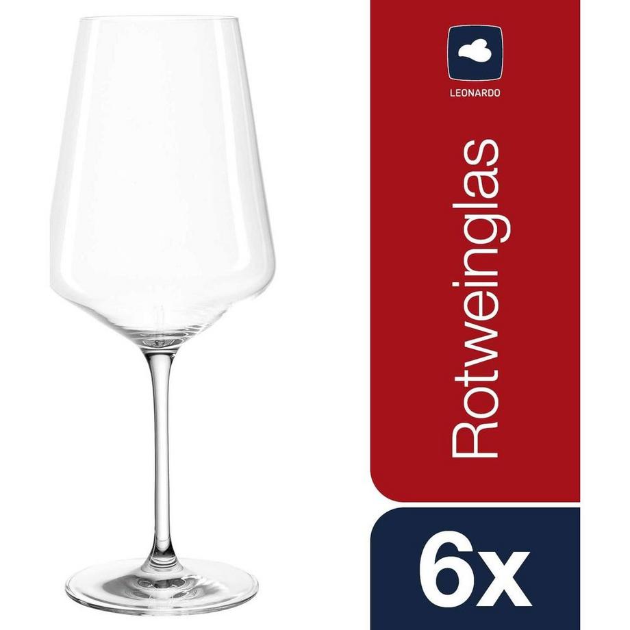 LEONARDO Kelchglasset 18tlg Puccini 1 Stück, je 6 Rot-, Weisswein + Sektgläser  