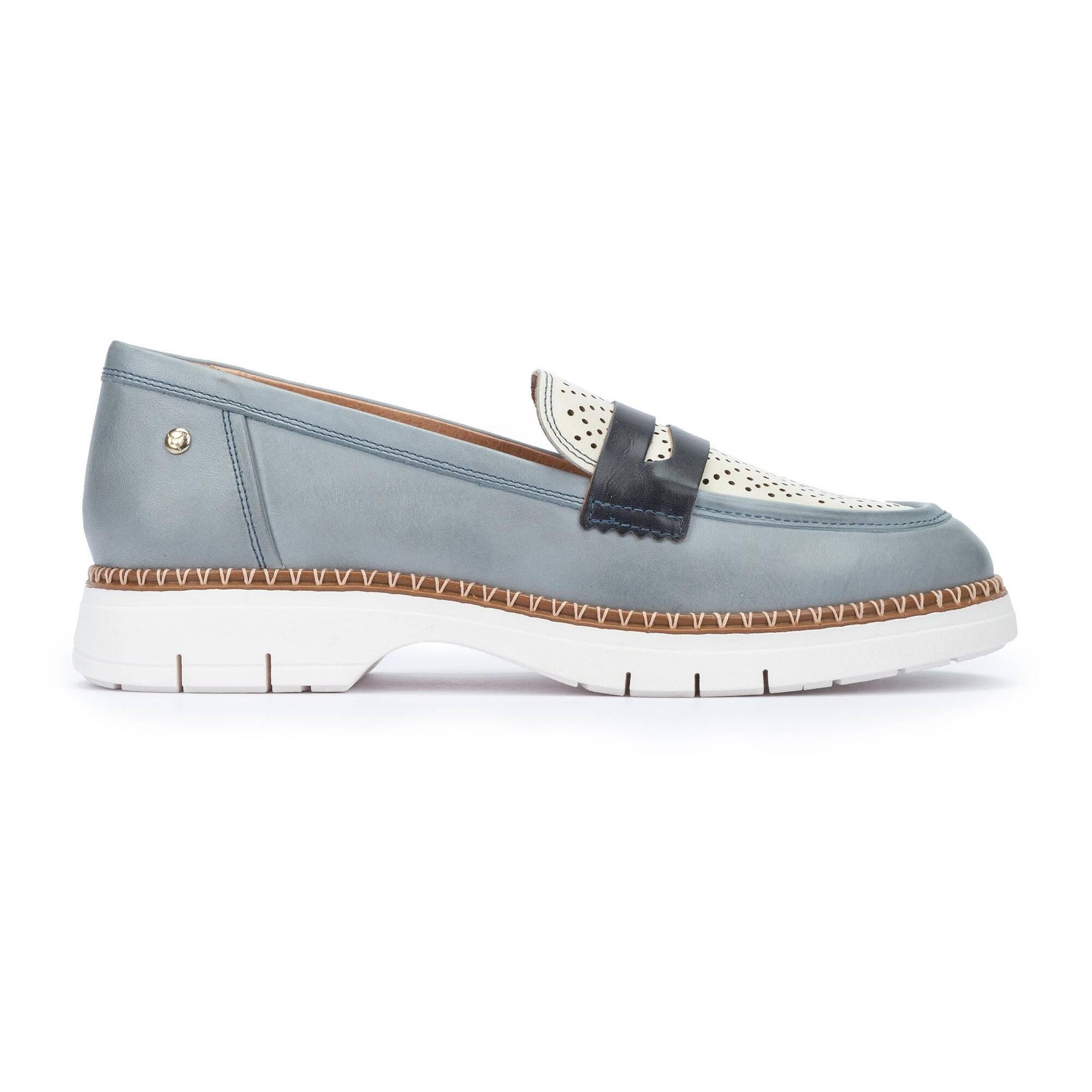 Image of Henares - Leder Loafer Damen Blau 35