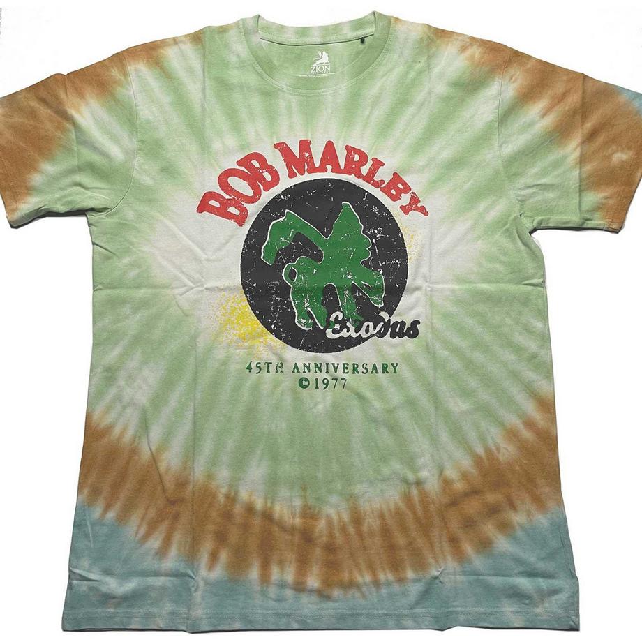 Bob Marley Bob Marley Exodus 45th Anniversary Tie-Dye T-Shirt  