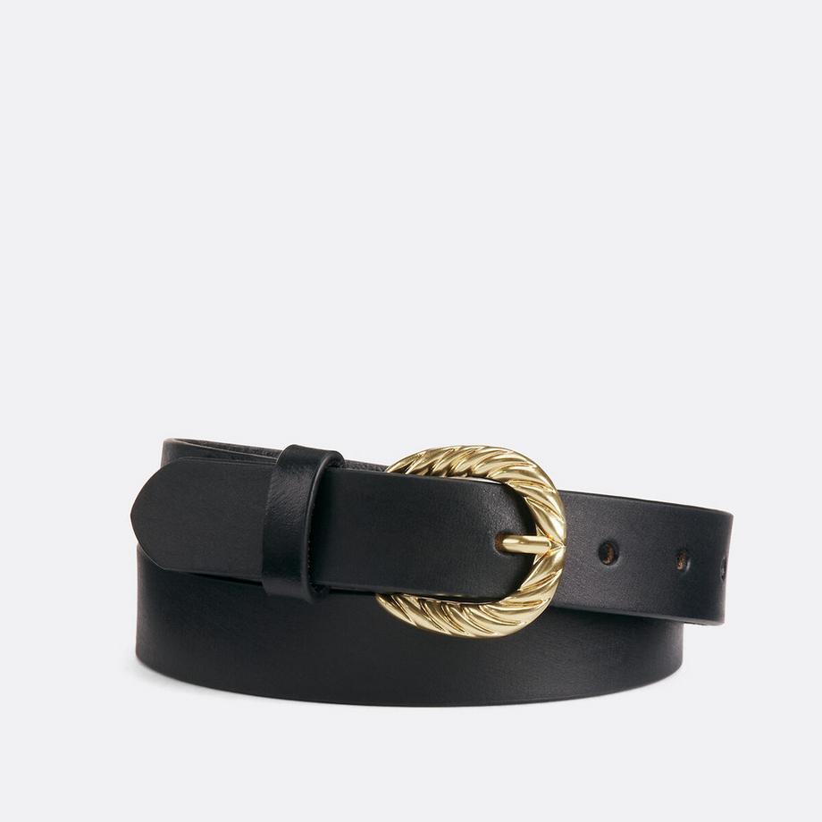 La Redoute Collections Ceinture en cuir boucle fantaisie  