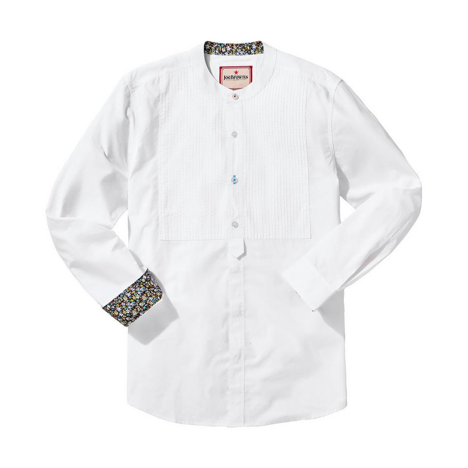 Joe Browns Chemise Manches Longues Col Grand-Père  