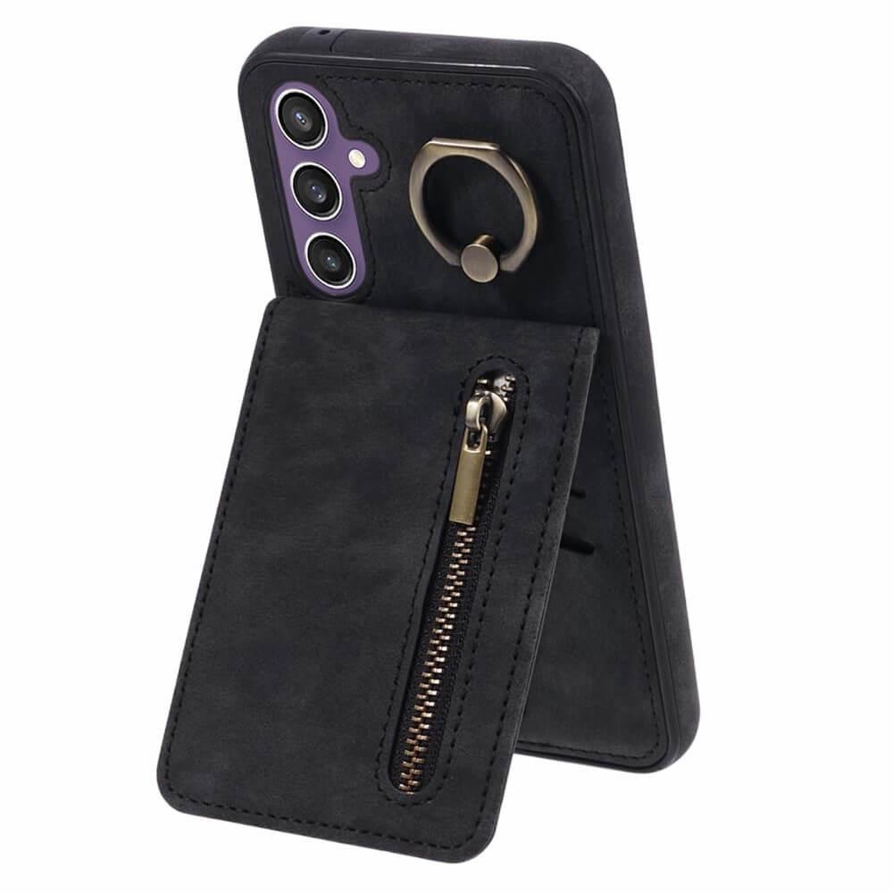 Image of Galaxy S24 - Kickstand Case RFID Kartenfächer Schwarz