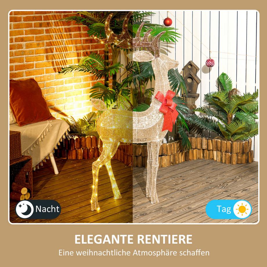 Outsunny LED Rentier  