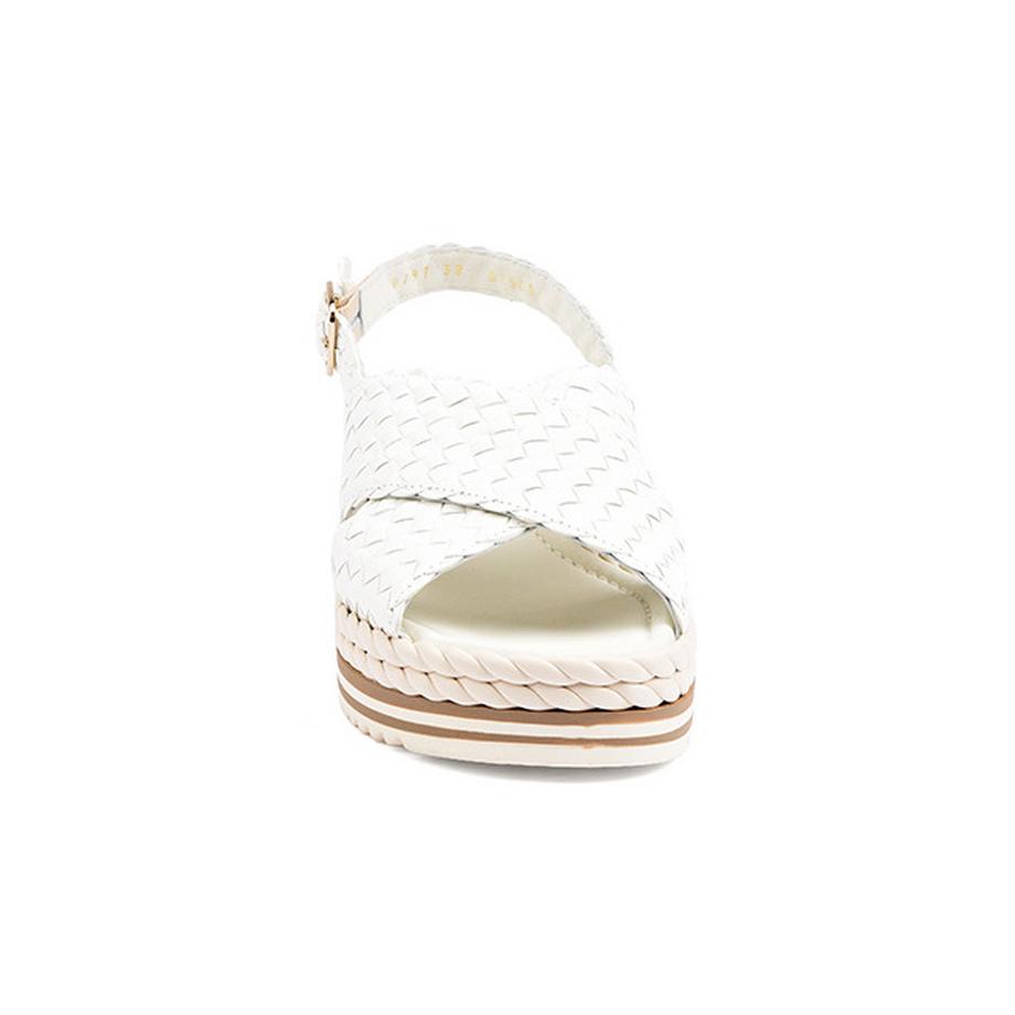 pons quintana Geflochtene Riemen Plateau Sandalen  