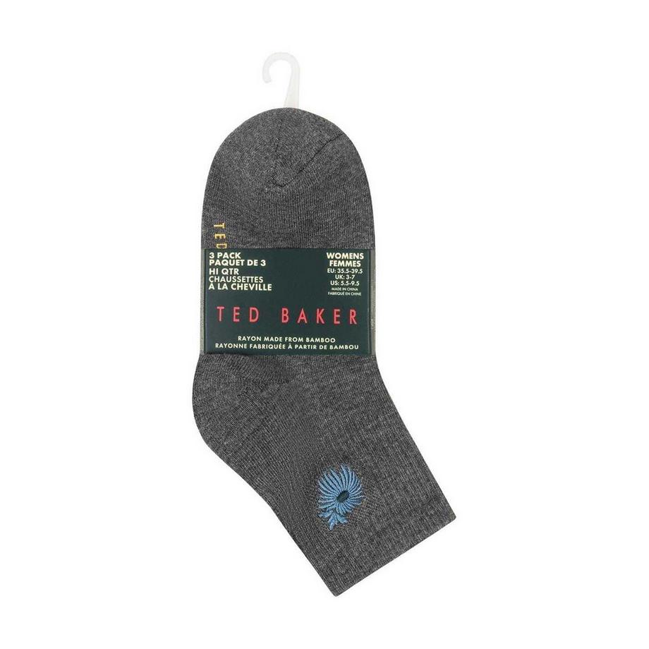 TED BAKER  Lot De 3 Socquettes (Pack de trois) 