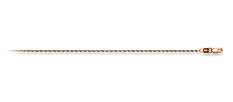 Image of Collier Panzer Rotgold 750, 1.2mm, 38cm Unisex Gold 38cm