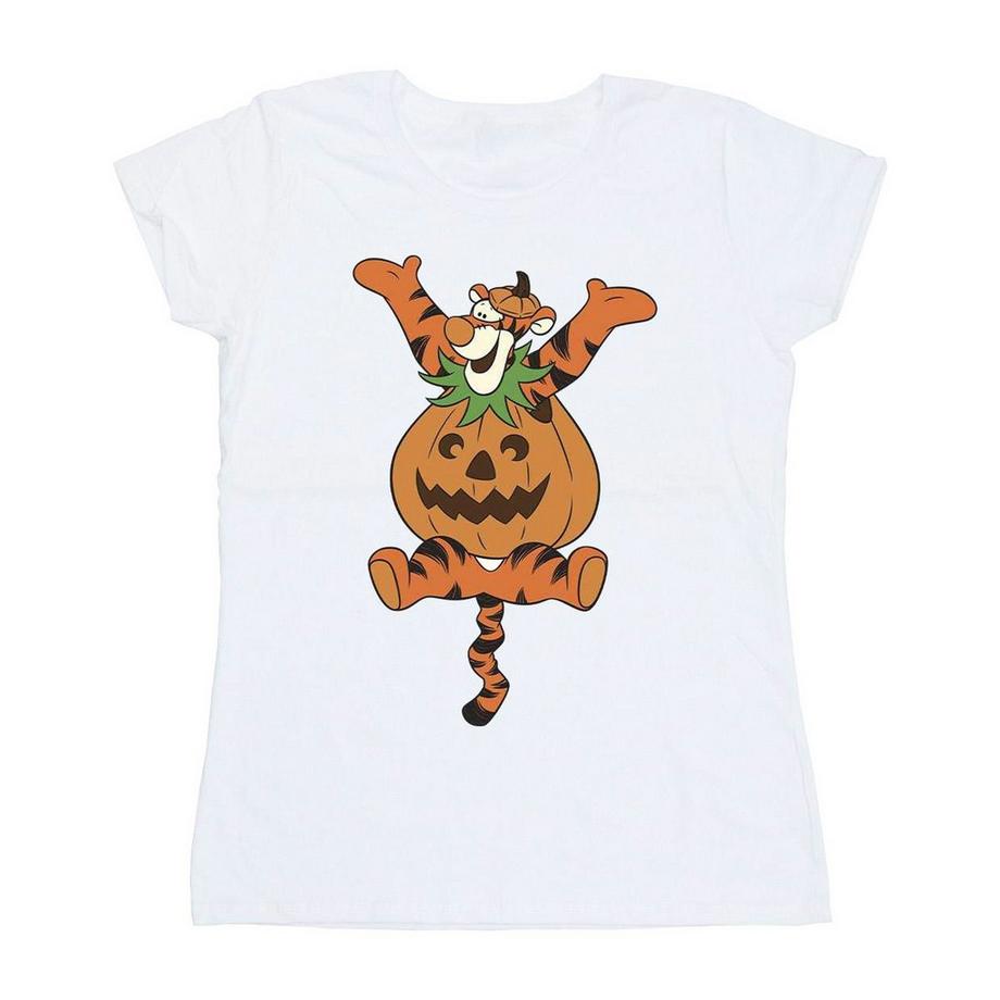 Winnie the Pooh Tigger Kürbis Print Slim Fit T-Shirt  