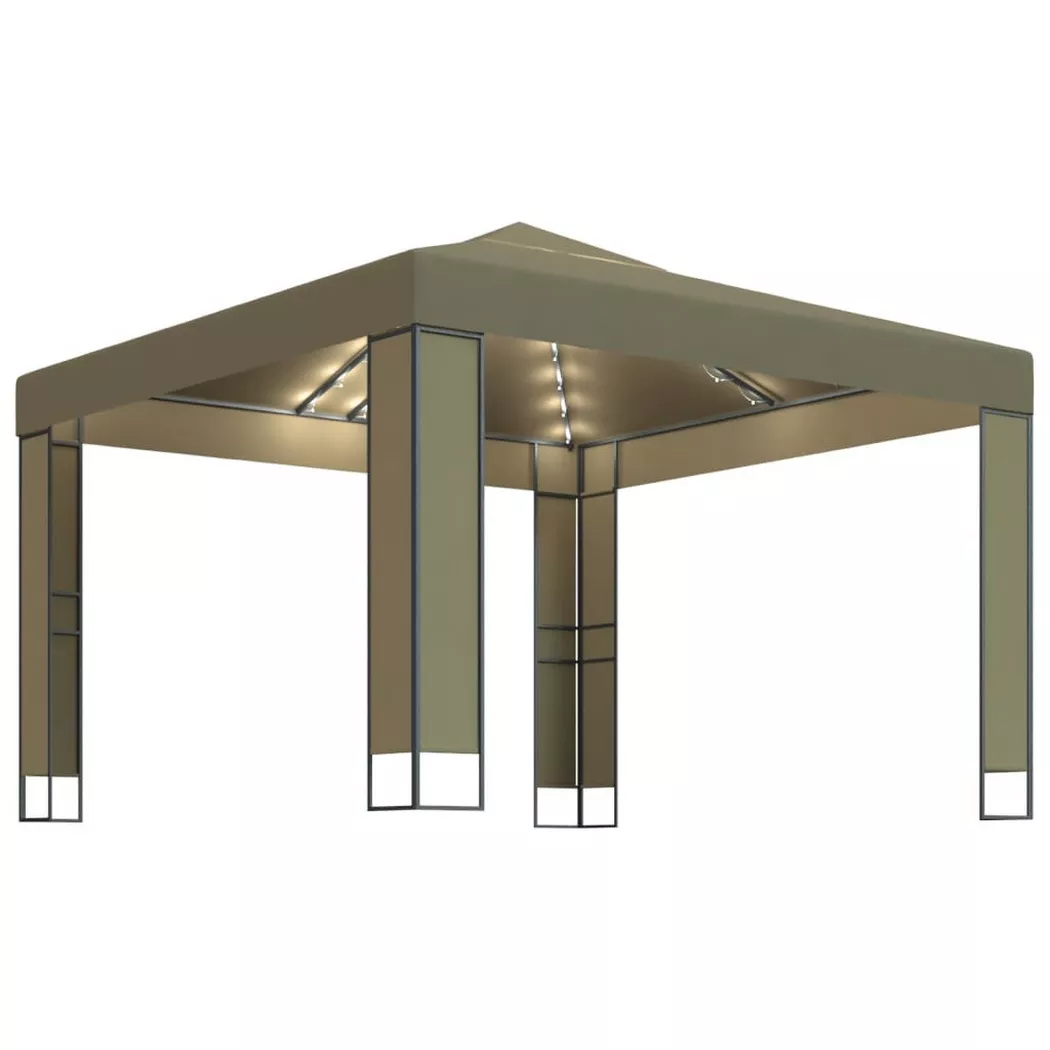 VidaXL - Gartenpavillon gewebe, One Size, Beige