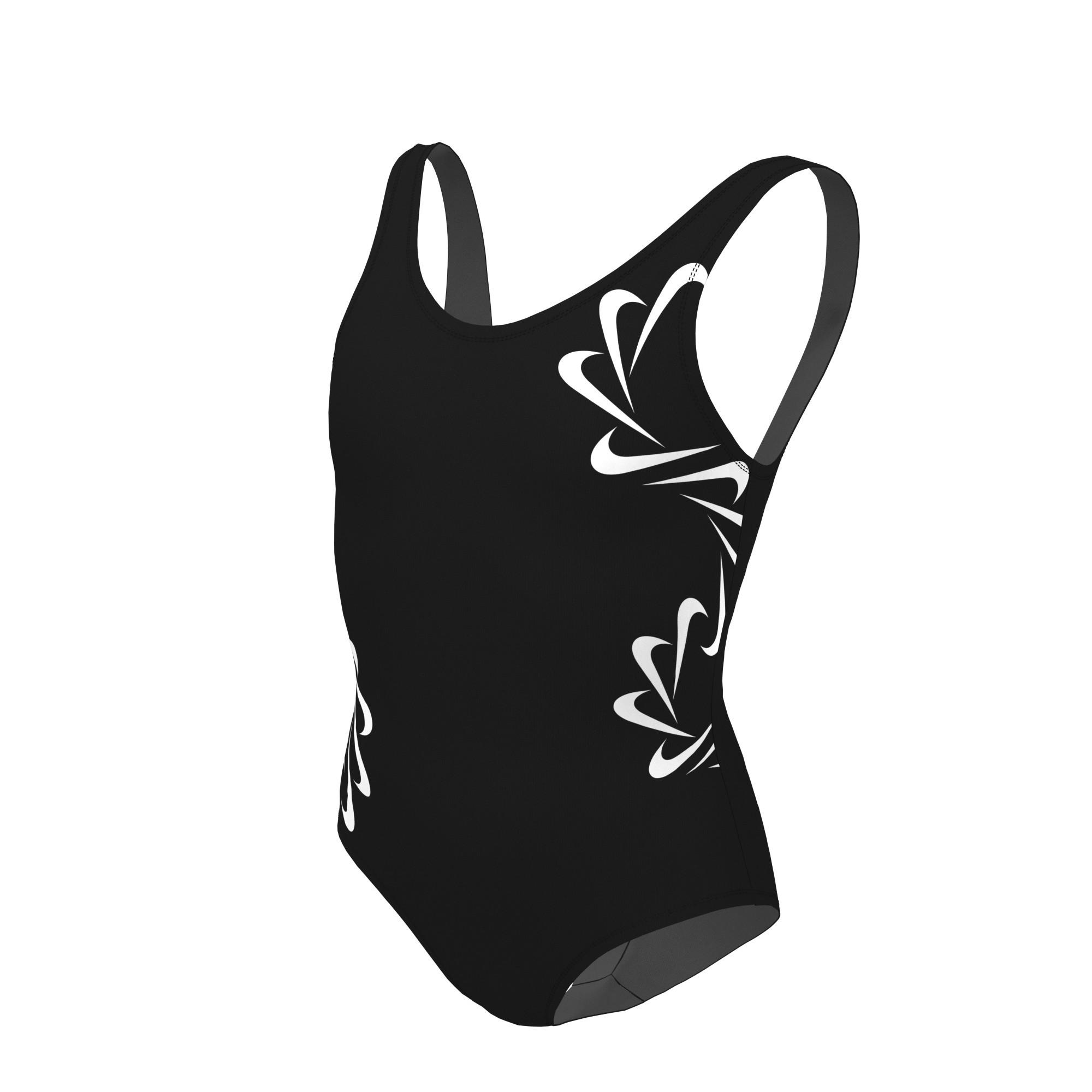 Image of Nike Multi Logo U Back One Piece Mädchen Schwarz Bedruckt L