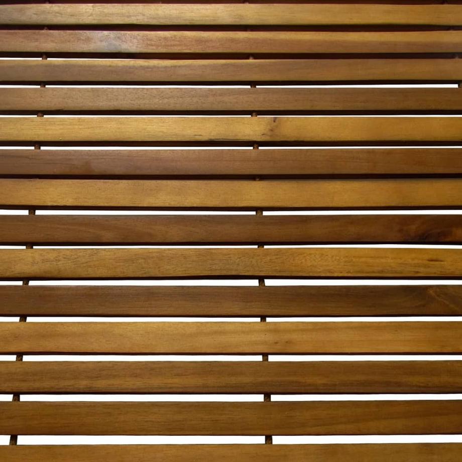 VidaXL Tapis de bain bois  