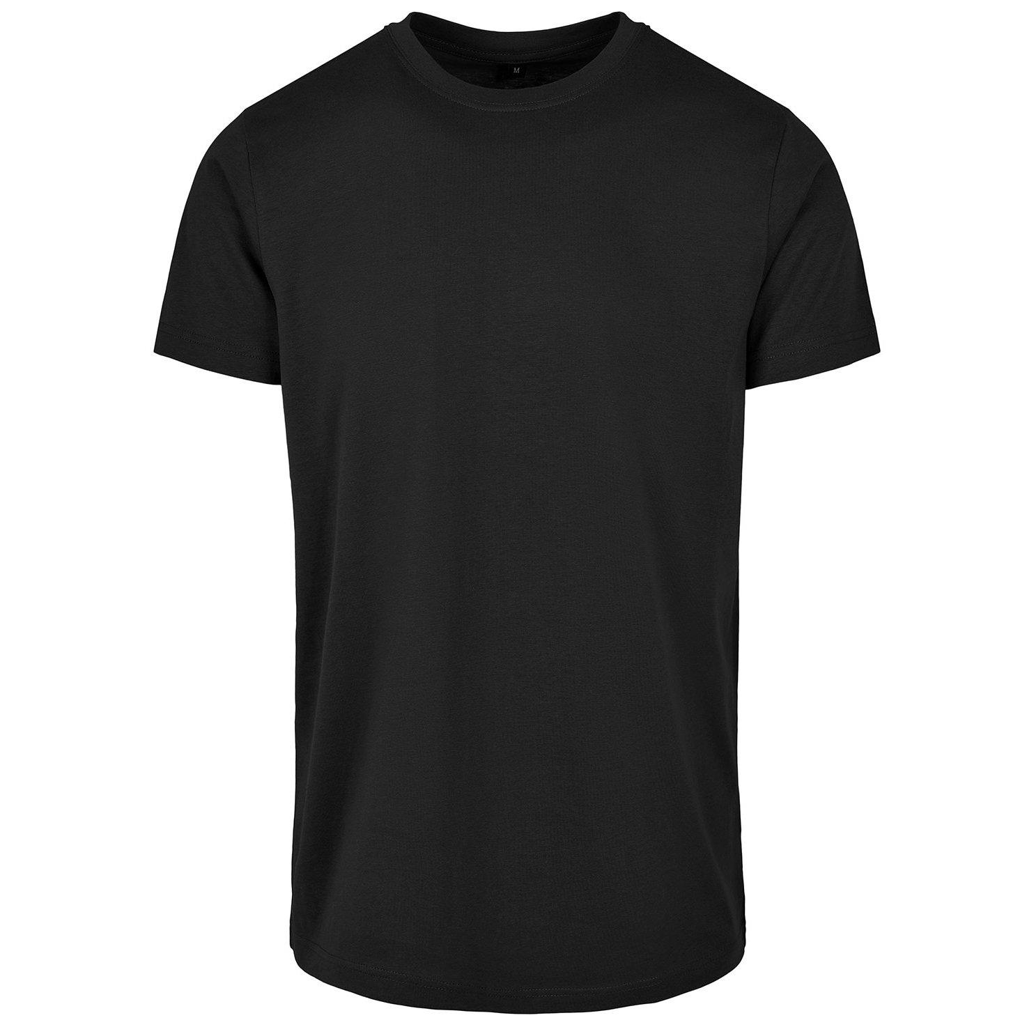Image of Basic Tshirt Rundhalsausschnitt Herren Schwarz 3XL
