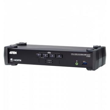 4-Port USB 3.0 4K HDMI KVMP™ Switch mit Audio Mixer Modus