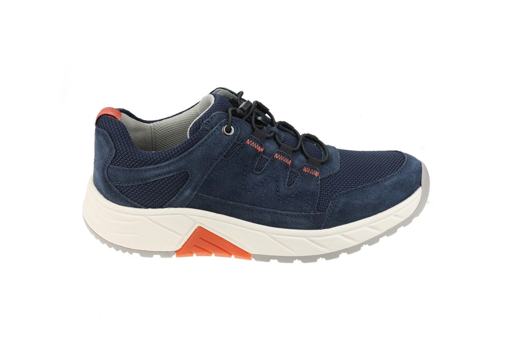 Image of Wildleder Wandersneaker Herren Blau 40
