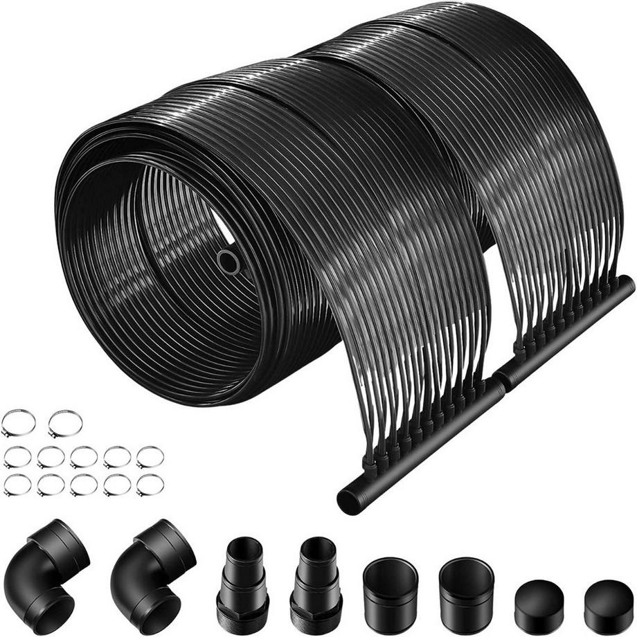 Northix  Riscaldamento piscina Pannelli solari 600 x 75 cm per piscine interrate e fuori terra da 25800 L 