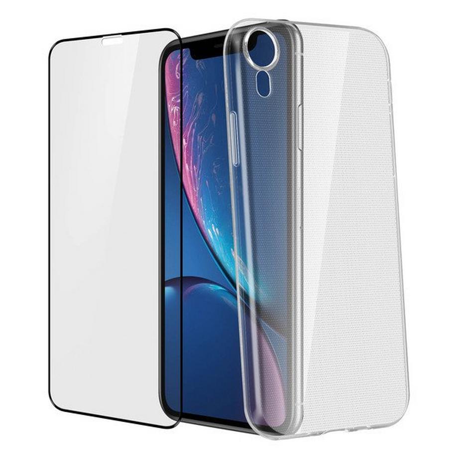 Avizar  Coque souple + Film verre iPhone XR 