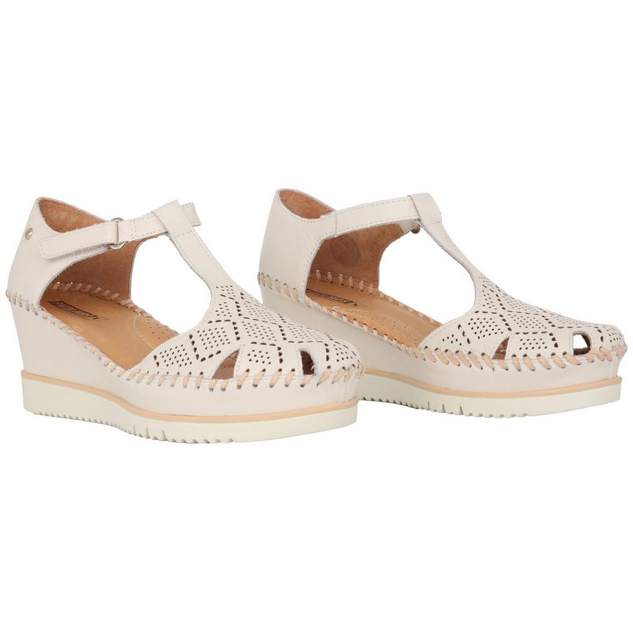 Pikolinos Aguadulce Leder Keilsandalen  