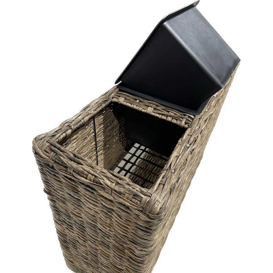 mutoni Bac à fleurs Melissa brun anis  