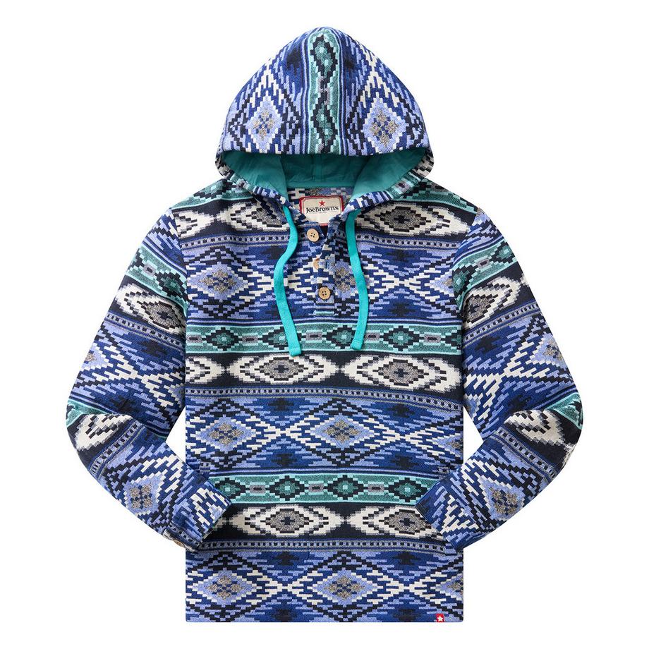 Joe Browns Felpa con Cappuccio a Righe Jacquard  