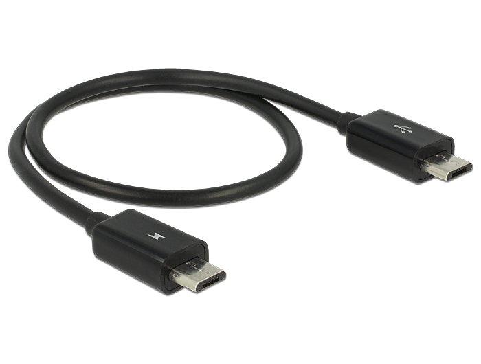 DeLock  83570 câble USB 0,3 m USB 2.0 USB B Noir 