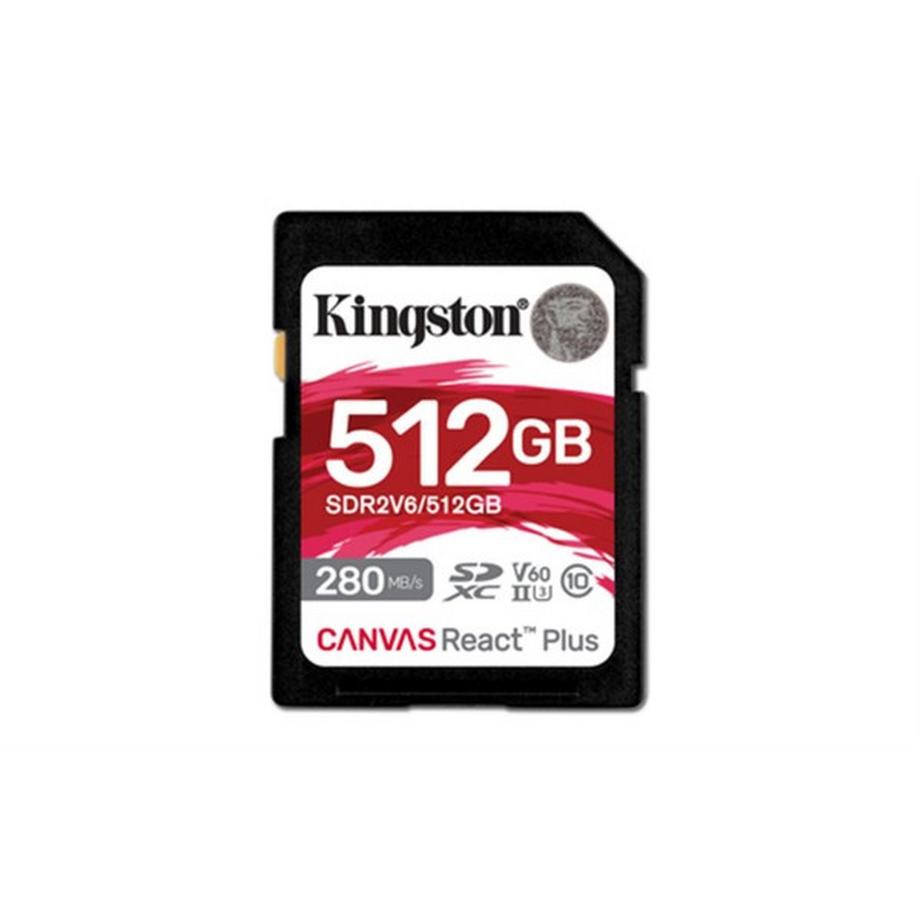 512GB Canvas React Plus SDXC UHS-II 280R/150W U3 V60 for Full HD/4K