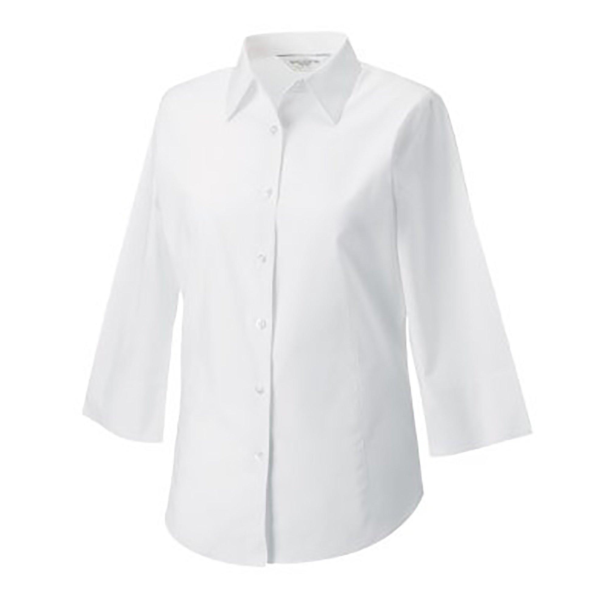 Russell  Collection Easy Care Bluse, 34Armlänge 