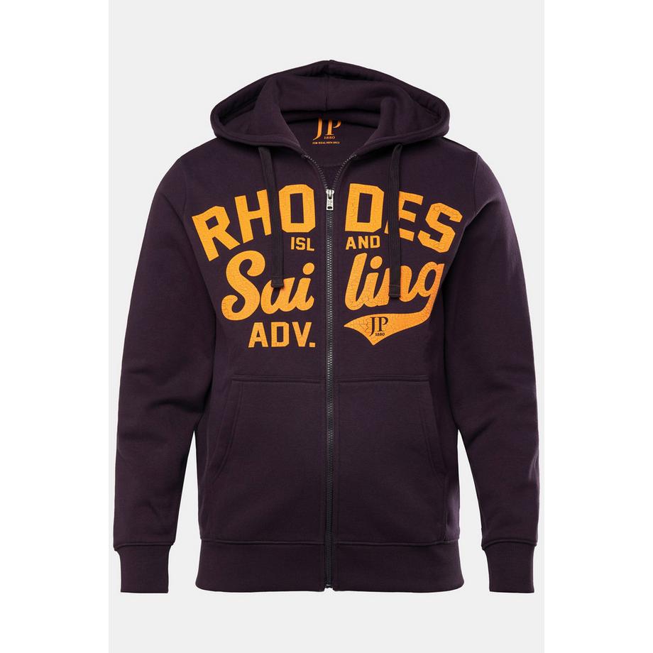 JP1880 Hoodiejacke mit Kapuze und Kängurutasche  