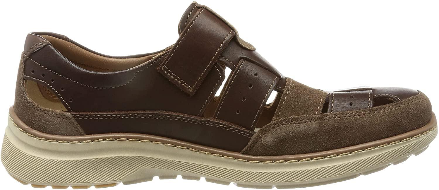 Image of Pedro - Leder Sandale Herren Braun 40