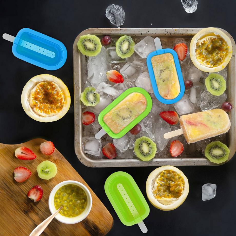 B2X Lot de 10 moules à glaçons en silicone  