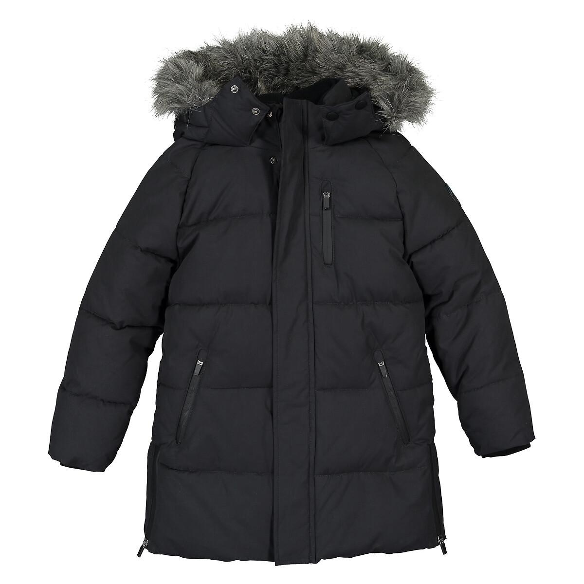 La Redoute Collections  Lange Winterjacke mit Kapuze 