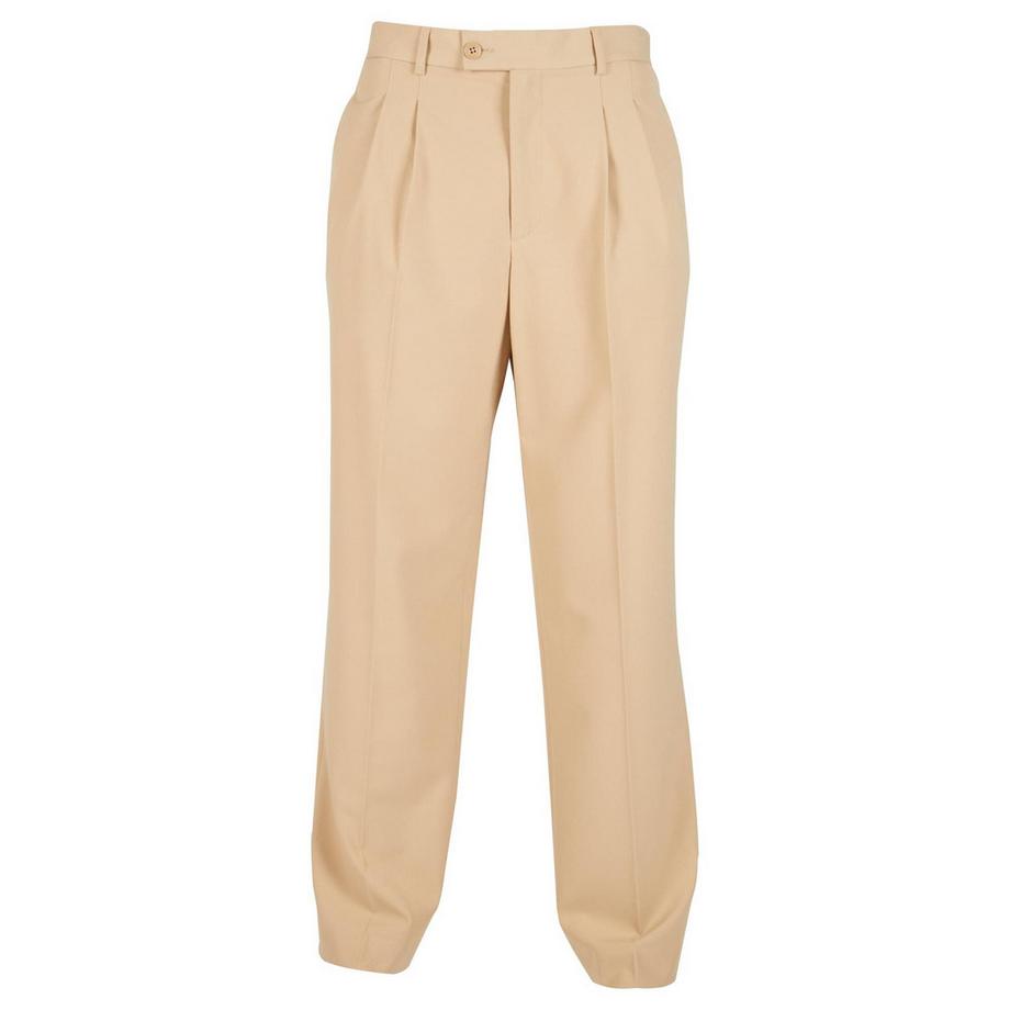 pantaloni da a doppia piega