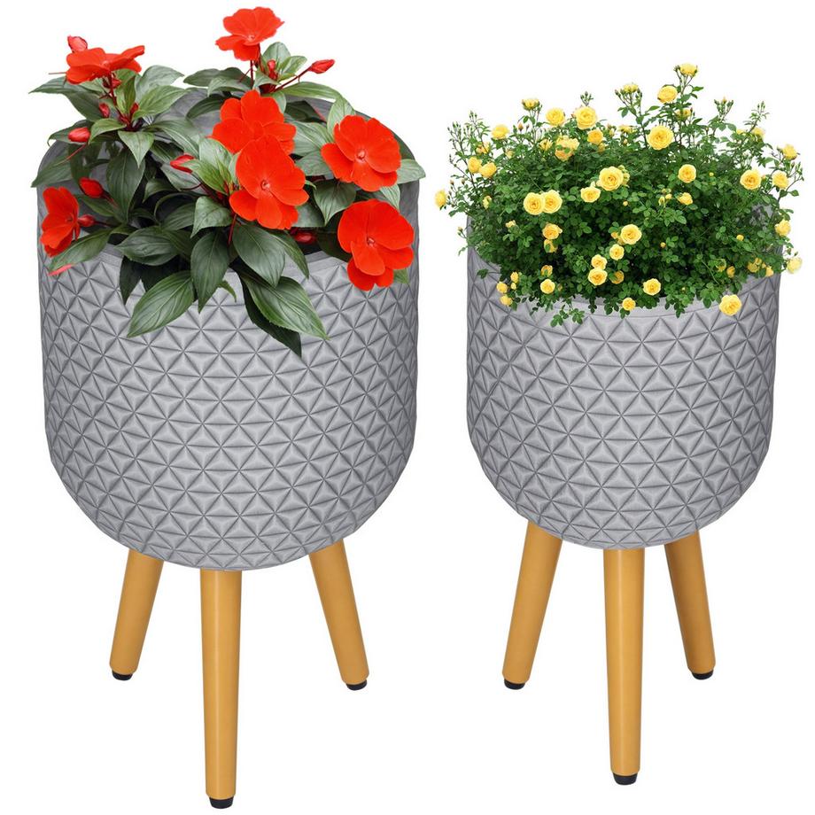 Outsunny Blumentöpfe-Set  