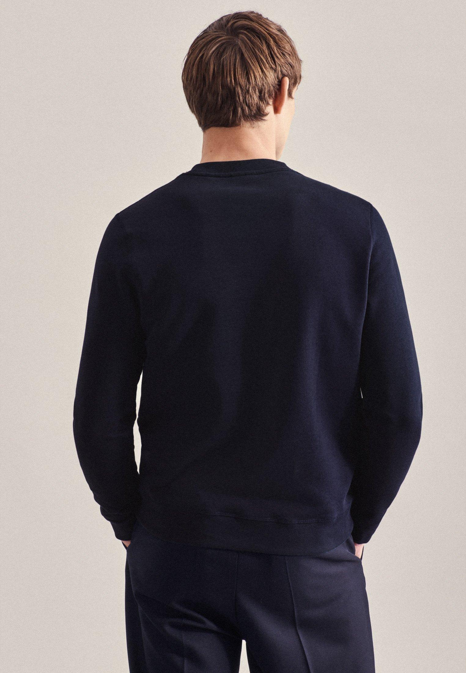 Seidensticker  Sweater Regular Fit Langarm Uni 