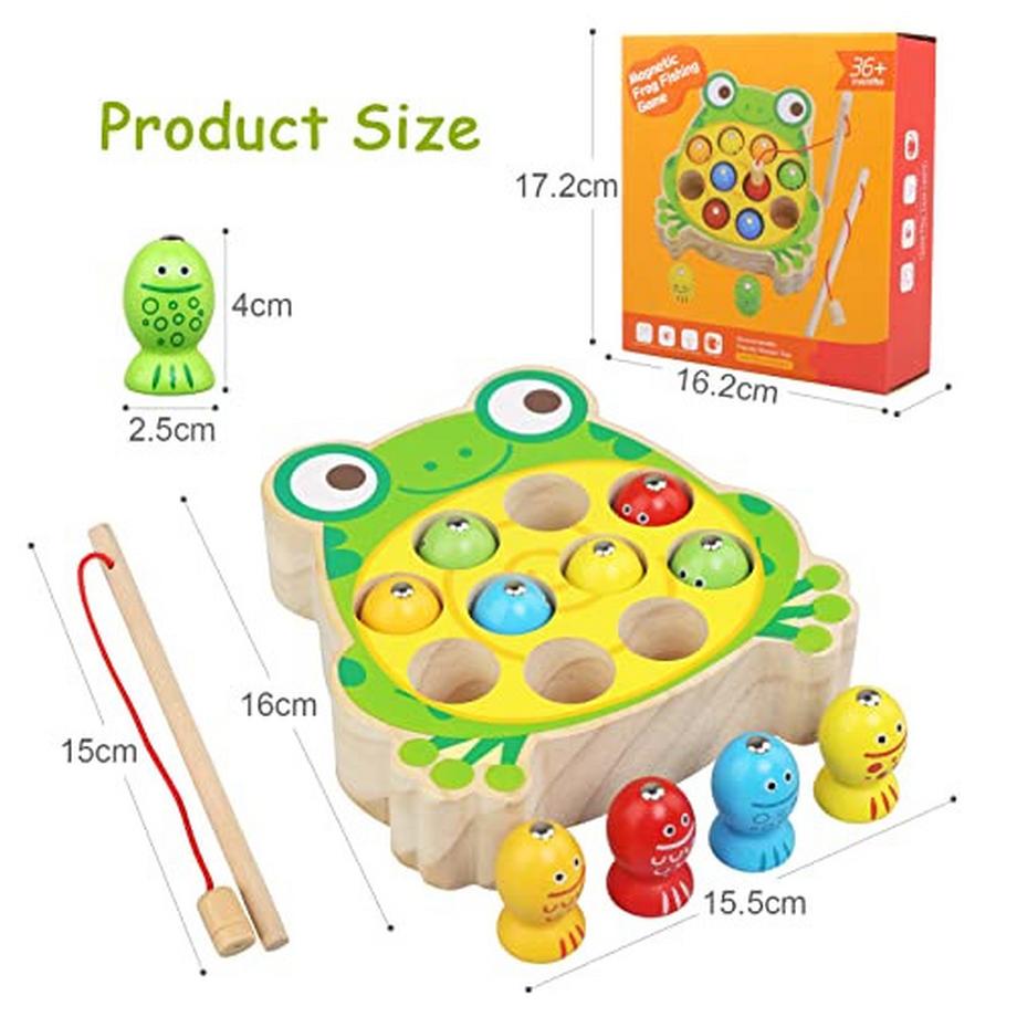 Activity-board  Jouet en bois Jeu de pêche magnétique Jouet en bois, jouet de motricité pour bébé 