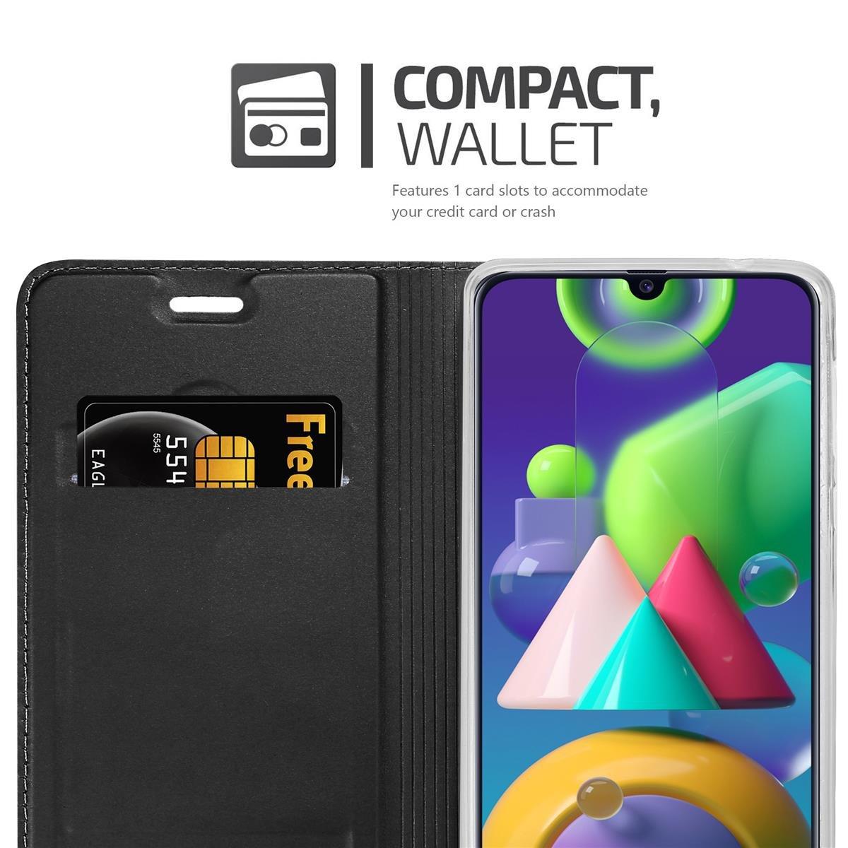 Cadorabo  Housse compatible avec Samsung Galaxy M31 - Coque de protection avec fermeture magnétique, fonction de support et compartiment pour carte 