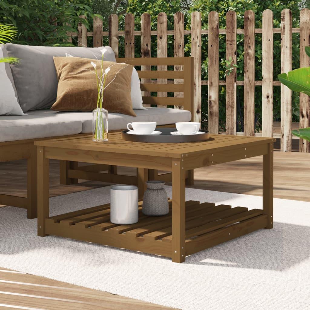 VidaXL Table de jardin bois de pin  