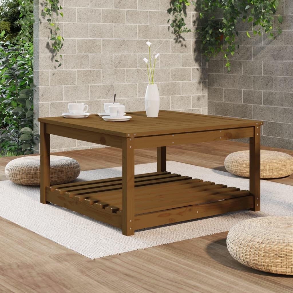 VidaXL Table de jardin bois de pin  