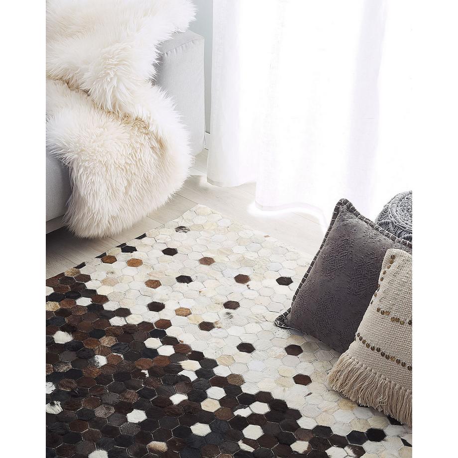 Beliani Tapis en Peau de vache  EYIM  