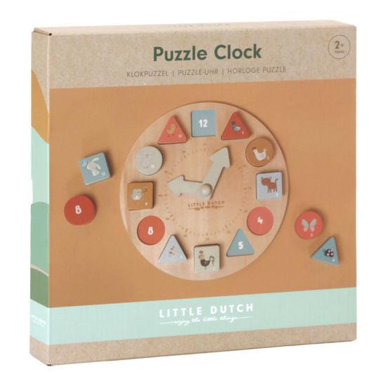 Little Dutch  Horloge Little Dutch Puzzle FSC 