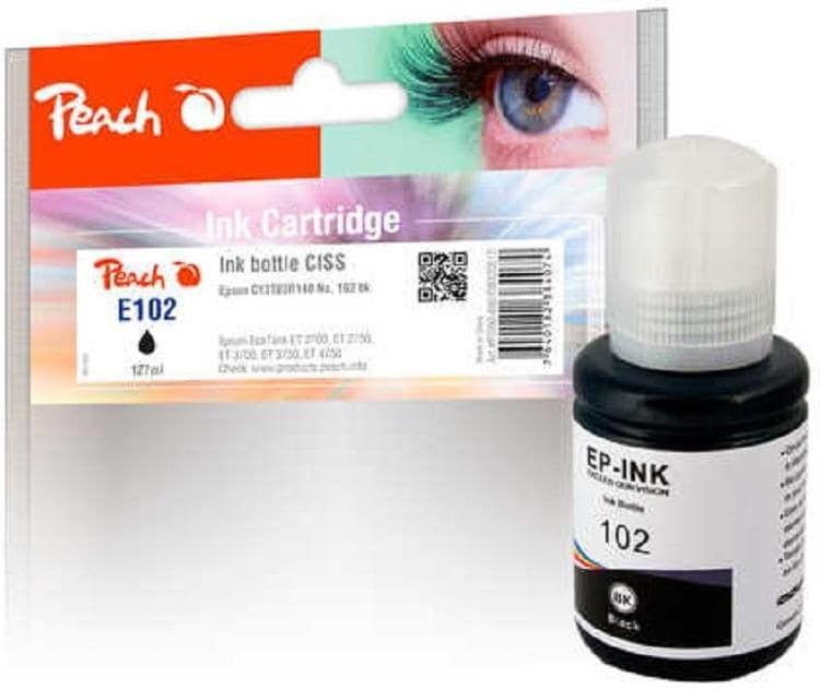 Peach  Tinte Epson 102, C13T03R140 127 ml, black 