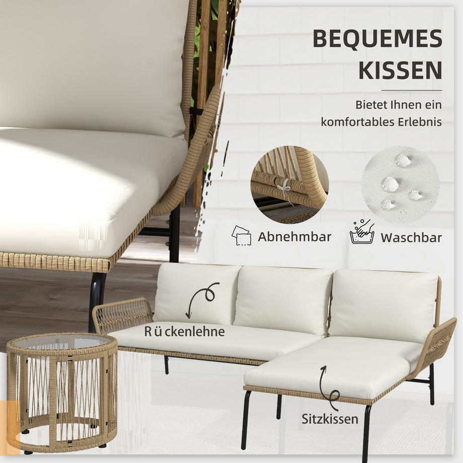 Outsunny Gartenmöbel Set  